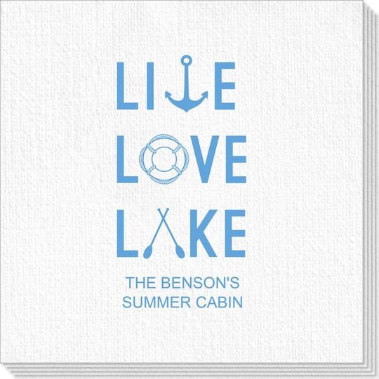 Live, Love, Lake Deville Napkins